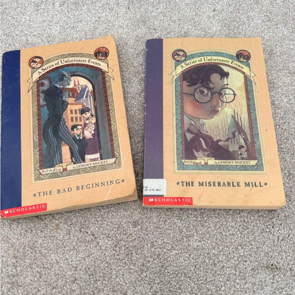A Series of Unfortunate Events Books